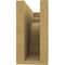 Ekena Millwork 4in. W x 8in. H x 12in. L New Brighton Woodgrain TimberThane Rafter Tail, Primed Tan RFTUR04X08X12NEBRCPR - alternate 3